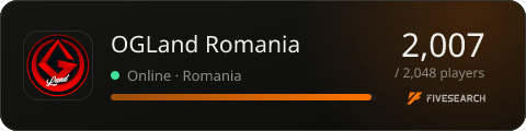 OGLand Romania — live players on FiveSearch