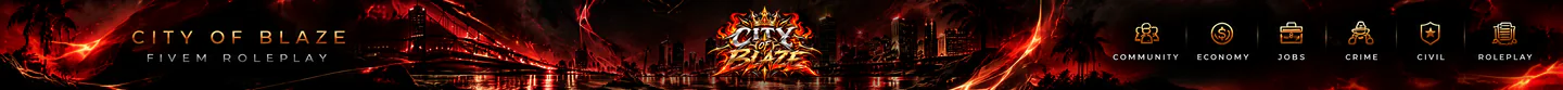 CITY OF BLAZE FiveM server banner