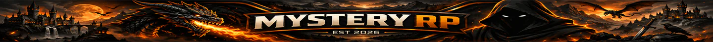 Mystery RP 18+ FiveM server banner