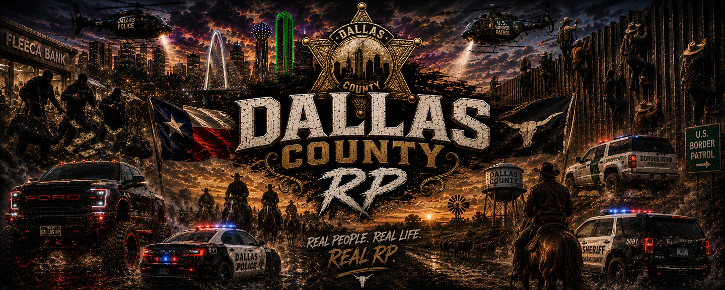 Dallas County! FiveM server banner