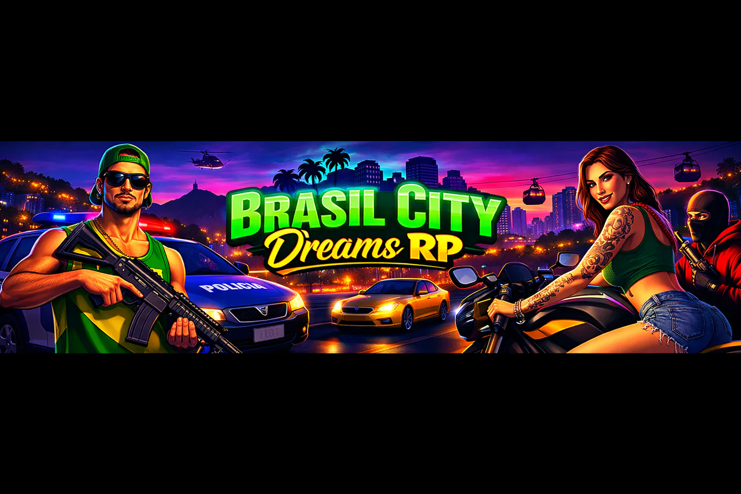 Brasil City Dreams RP | v0.0.1 FiveM server banner