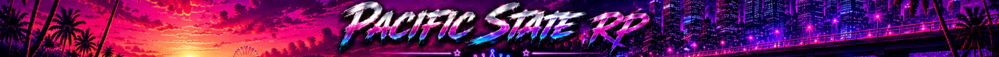 🔥Pacific State Roleplay🔥| 🏍️Active MCs & Organizations🏍️ | 💻vMenu💻 | 🛻2500+ Custom Cars Scripts & Maps🛻 | 👮LSPD, SAST BCSO SAFR🚒 FiveM server banner