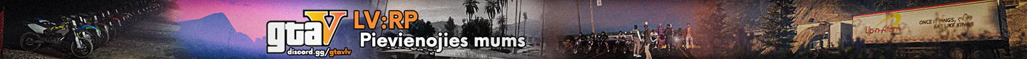 [LV] gtaV LV:RP • Latviešu Semi-Serious roleplay projekts • www.gtav.lv FiveM server banner