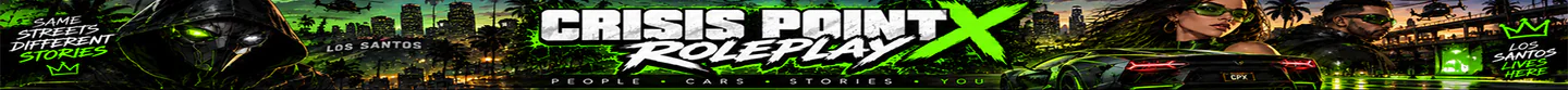 Crisis Point X RP! FiveM server banner