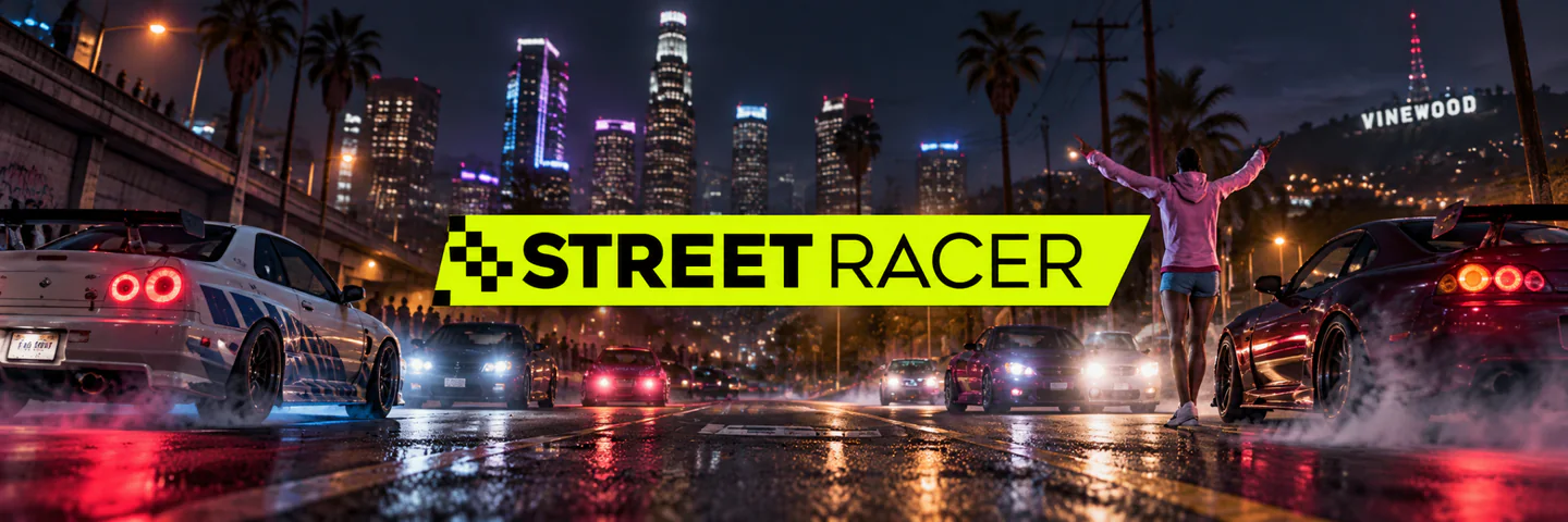STREET RACER FiveM server banner