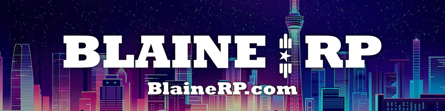 | Blaine Roleplay | No Pay to Win | FiveM server banner