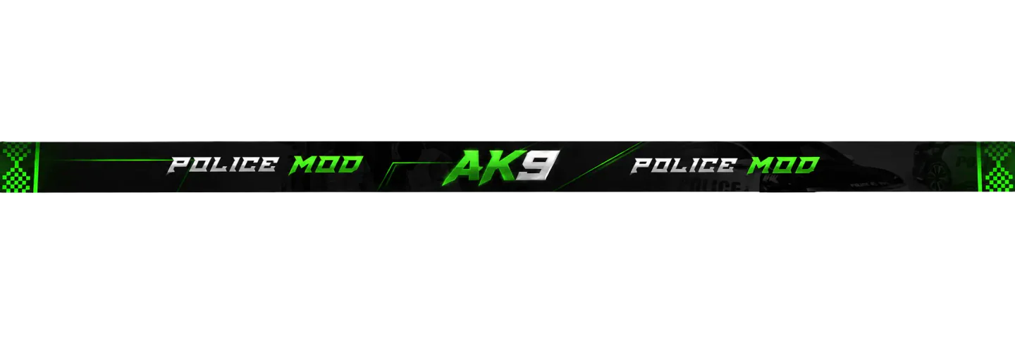 AK9 مود الشرطة FiveM server banner
