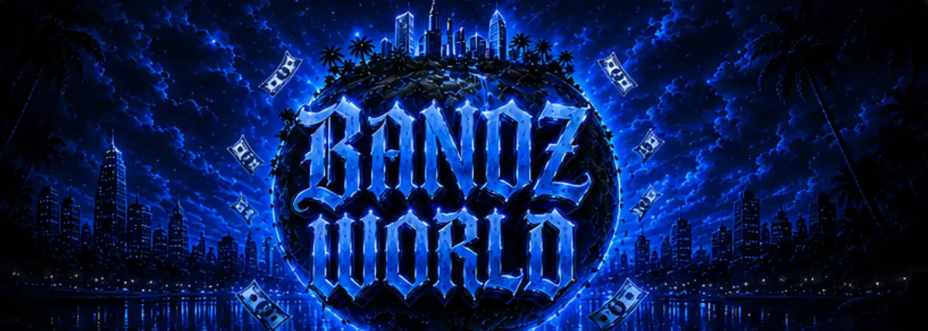 BANDZ WORLD RP💥|🚨SERIOUS RP 18+🚨|🥷ACTIVE STAFF AN GANGS🥷|📸STREAMER FRIENDLY📸|👑FEMALE FREINDLY👑|✈️REALISTIC ECONOMY✈️ FiveM server banner