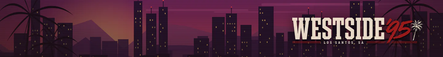 Westside '95 | Slow-burn Roleplay FiveM server banner