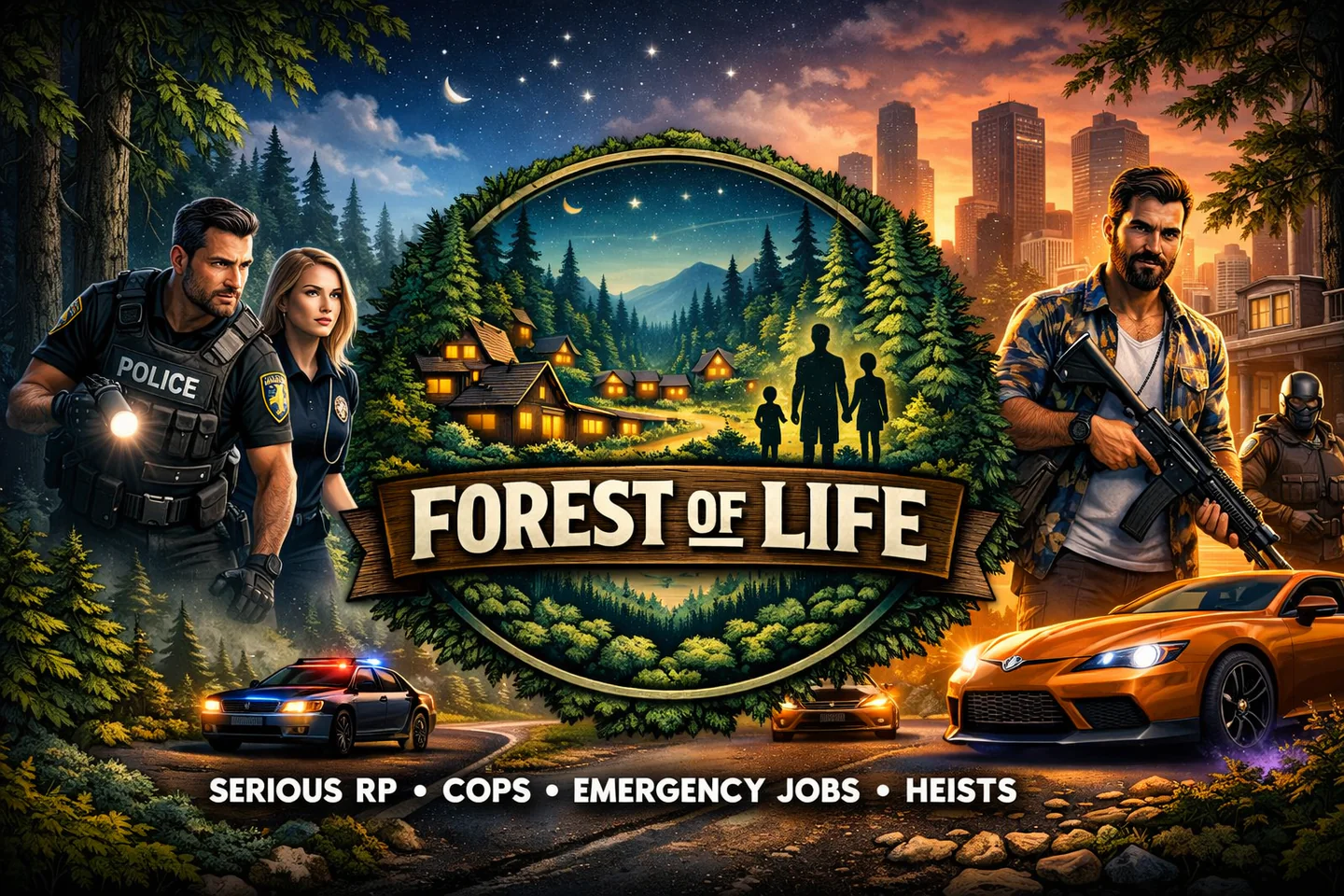 [DK] Forest of Life | ÅBENHUS FiveM server banner
