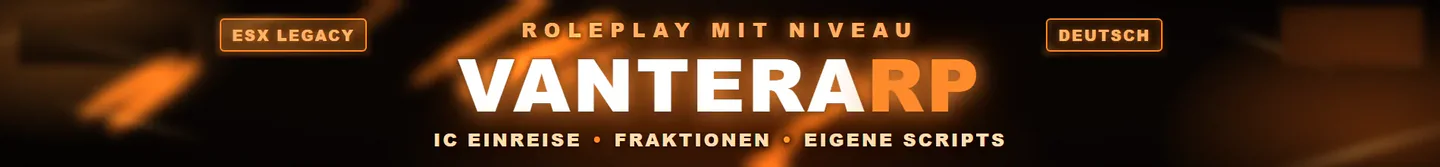 VanteraRP FiveM server banner