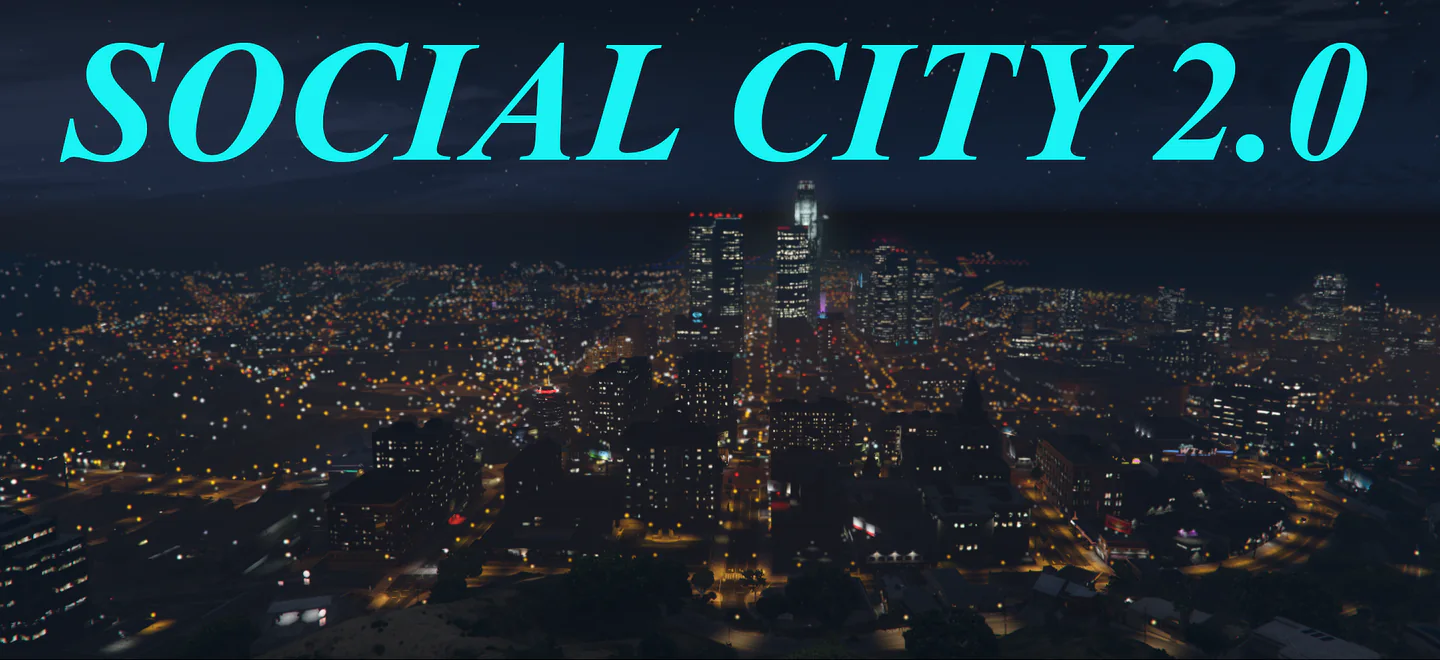 🤝 Social City 2.0 🤝 FiveM server banner
