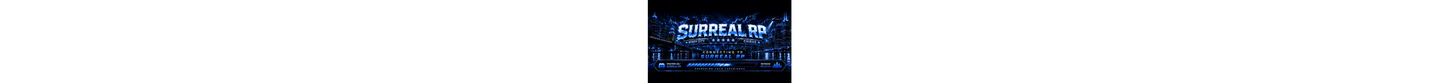 💎 SURREAL RP 💎 ︱ 🔥 SERIOUS ROLEPLAY 🔥 ︱ 🚓 PD & EMS HIRING 🚑 ︱ 🎥 STREAMER & YOUTUBE FRIENDLY 🎥 ︱ 🌆 WINDY CITY 🌆 ︱ 🔗 DISCORD.gg/SURREALRP FiveM server banner