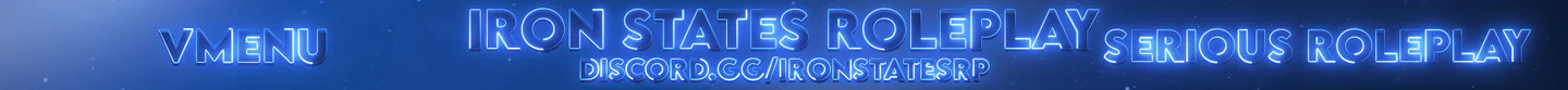 Iron States Roleplay ➜ TOP VMENU SERVER FiveM server banner