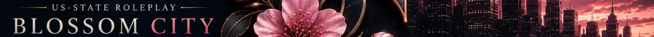 🌸 BLOSSOM CITY 🌸 | 🎬 FILMREIFES ROLEPLAY | 🔞 18+ | 🎙️ YACA VOICE | 🏎️ CUSTOM CONTENT FiveM server banner