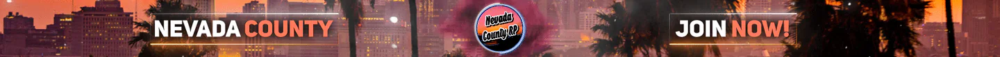 Nevada County RP | LSPDFR + FivePD Style | .3k+ Discord | Civ, & LEO Careers | Custom Scripts | Active Staff | FiveM server banner