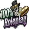 100% roleplay FiveM server icon