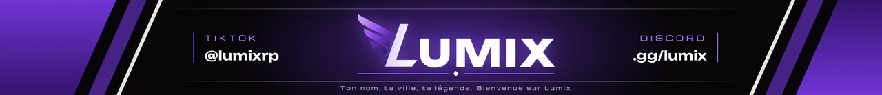 Lumix FA | Économie, RP, immersion FiveM server banner