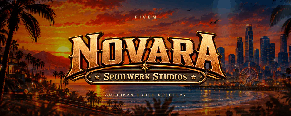 Novara FiveM | 🌴 Amerikanisches Roleplay FiveM server banner