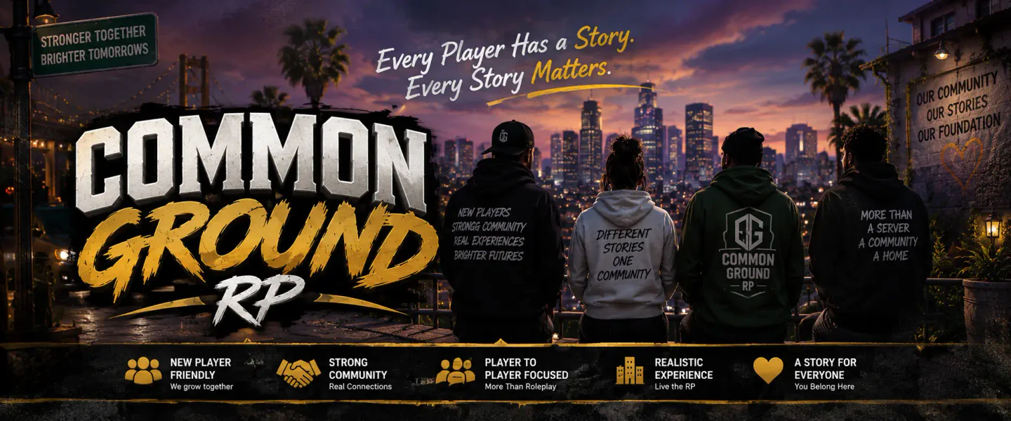 Common Ground RP FiveM server banner