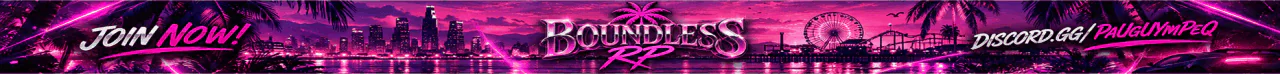 Boundless RP FiveM server banner