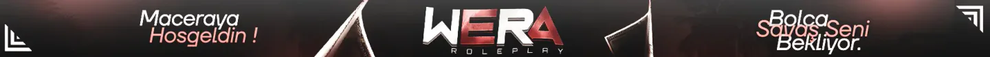 WERA ROLEPLAY NON-WL DİSCORD.GG/WERARP FiveM server banner