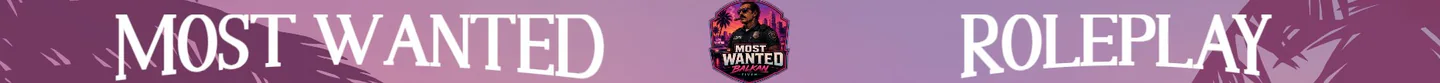 Most Wanted Roleplay FiveM server banner