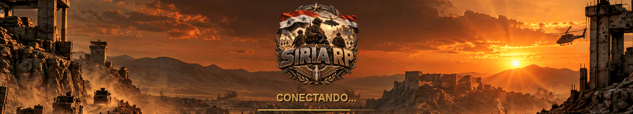 SiriaRP | 🪖 ¡UNETE AL COMBATE! | 🪖 BARRACAS Y ARMAMENTO | 🎖️ RANGO & BATTALION | ROL DE GUERRA MILITAR FiveM server banner