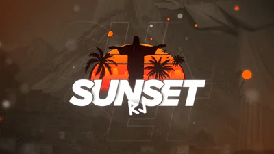 SUNSET RJ SOM CARRO VIP GRÁTIS PING BR 150 FPS FiveM server banner