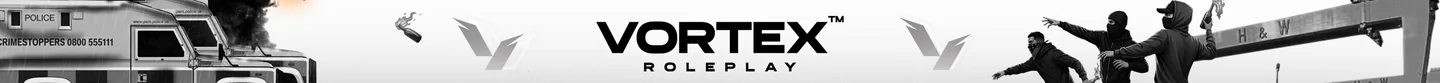 Vortex Roleplay | Serious Roleplay | Northern Irish Server FiveM server banner