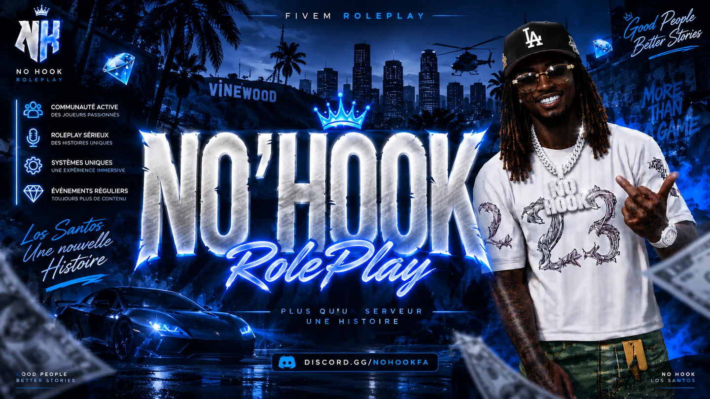 NO HOOK FA V2 FiveM server banner