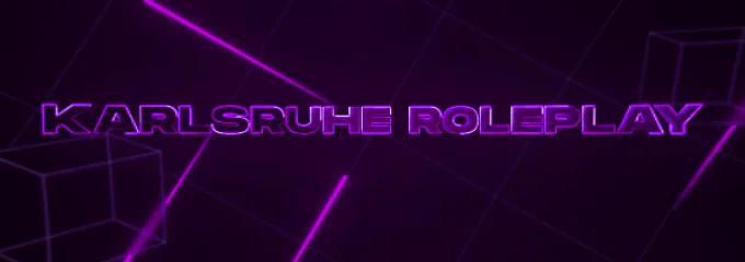 Karlsruhe RP|🧿Mid-Core server🧿|💣DE-Staat💣|🖥️ Discord Whitelist 🖥️|💲 20k Startgeld💲|🏦Gute Wirtschaft🏦|💊Drugs💊|🪚Werkbank🪚 FiveM server banner