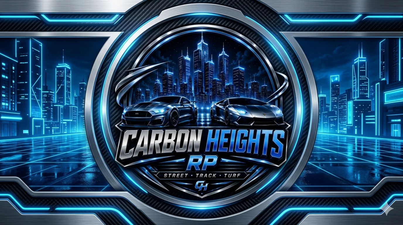 18+ Carbon Heights RP FiveM server banner
