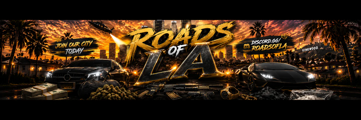 Roads Of LA FiveM server banner