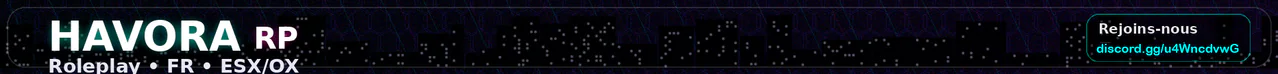 Havora RP [topv:l-qd3azp] FiveM server banner