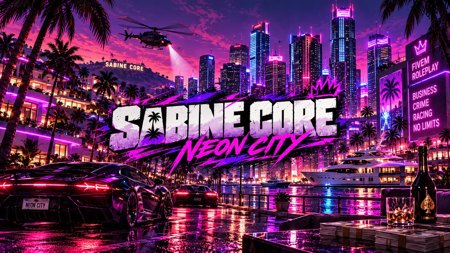 Sabine Framework FiveM server banner