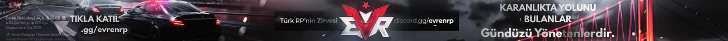 EVREN ROLEPLAY TÜRK TEMA |discord.gg/evrenrp FiveM server banner