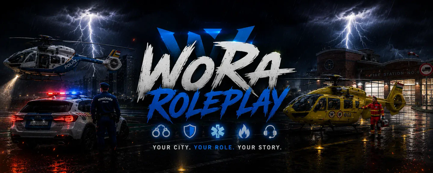 WoRa RolePlay V2 FiveM server banner
