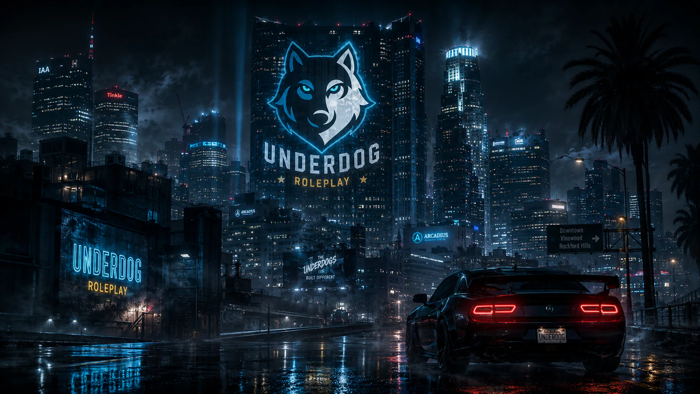 Underdog Roleplay | State of San Andreas FiveM server banner