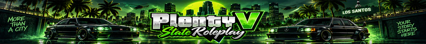 PLENTY-V FiveM server banner