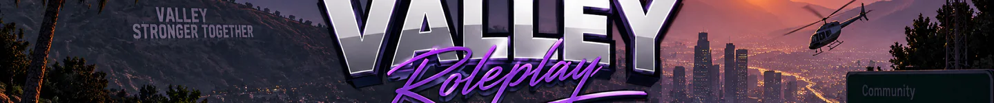 Grand Opening The Valley RP 2.0 FiveM server banner