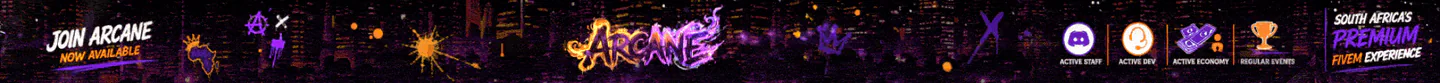 Arcane City RP FiveM server banner