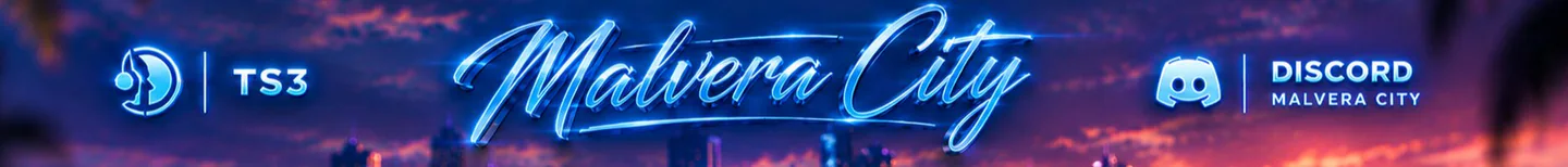 Malvera-City ExklusiveRP | Custom Fahrzeuge | Gangs & Fraktionen | Gute Server-Performance | Legale & illegale FiveM server banner