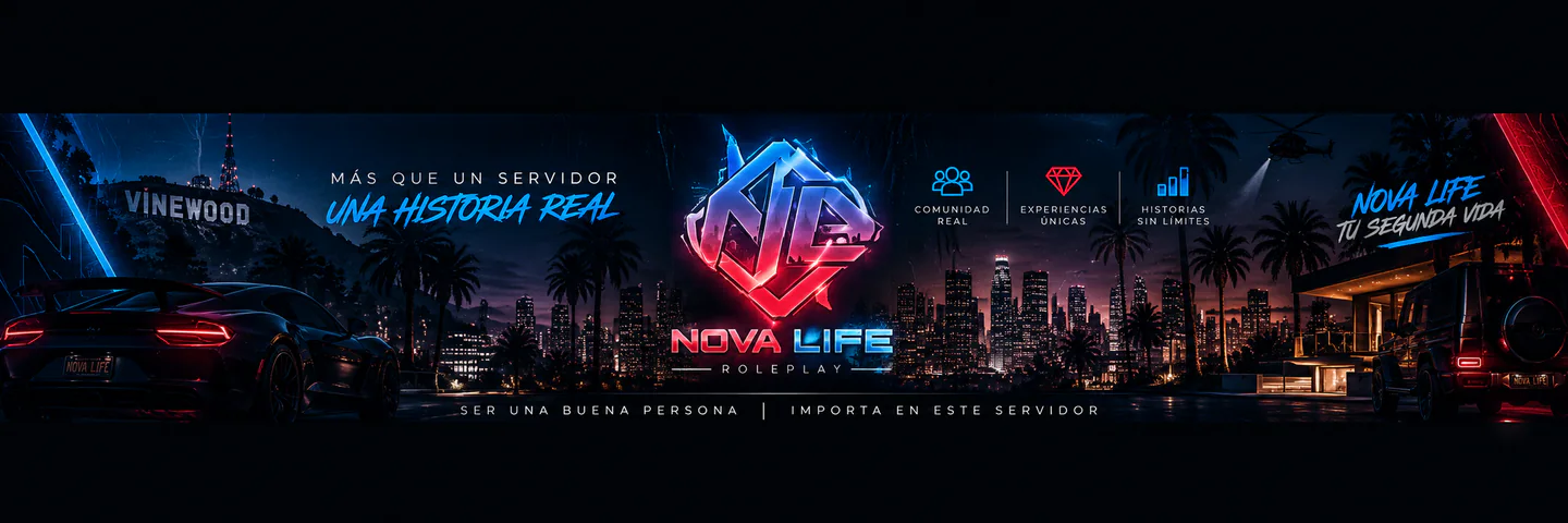 NOVA LIFE RP | ROL_SERIO FiveM server banner