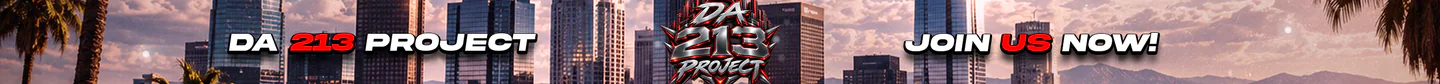 Da 213 Project built with Qbox Project by The Community! FiveM server banner