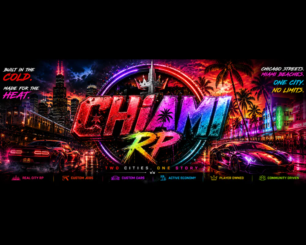 CHiAMI RP FiveM server banner