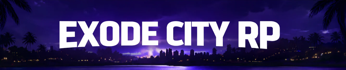 EXODE CITY RP FiveM server banner