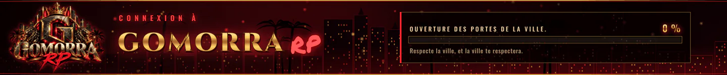 Gomorra RP FiveM server banner