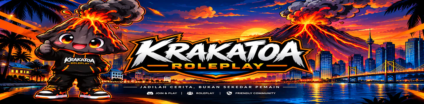 ^KRAKATOA ROLEPLAY | INDONESIA ROLEPLAY | HAVE FUN AND ENJOY FiveM server banner