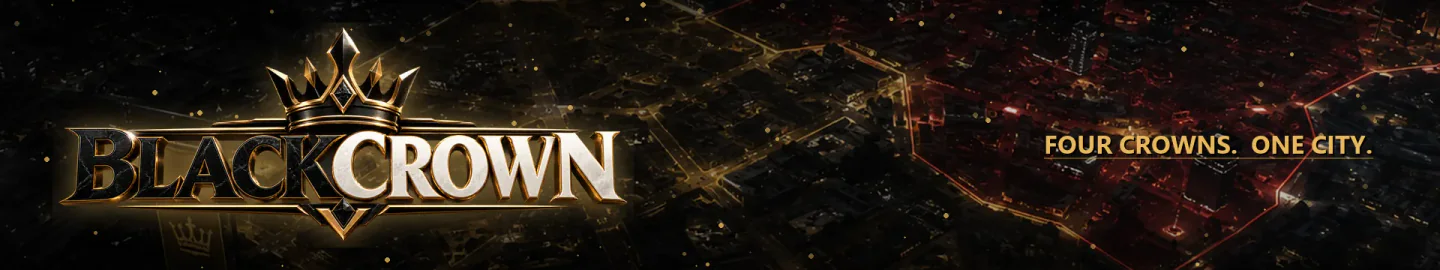 BLACK CROWN FiveM server banner